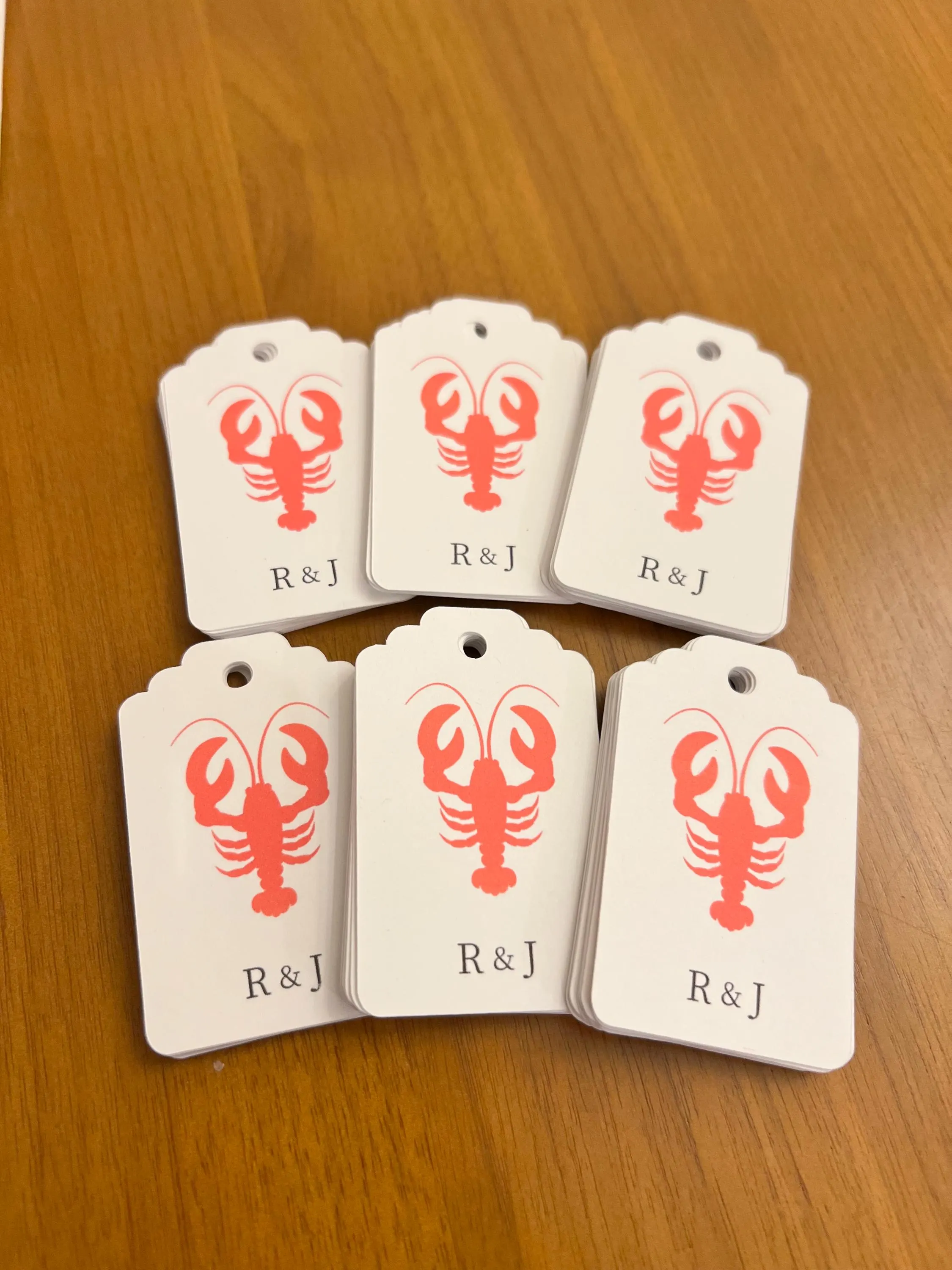 Buoy Keychain Seating Card — view 13